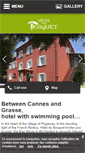 Mobile Screenshot of hoteldubosquet.com